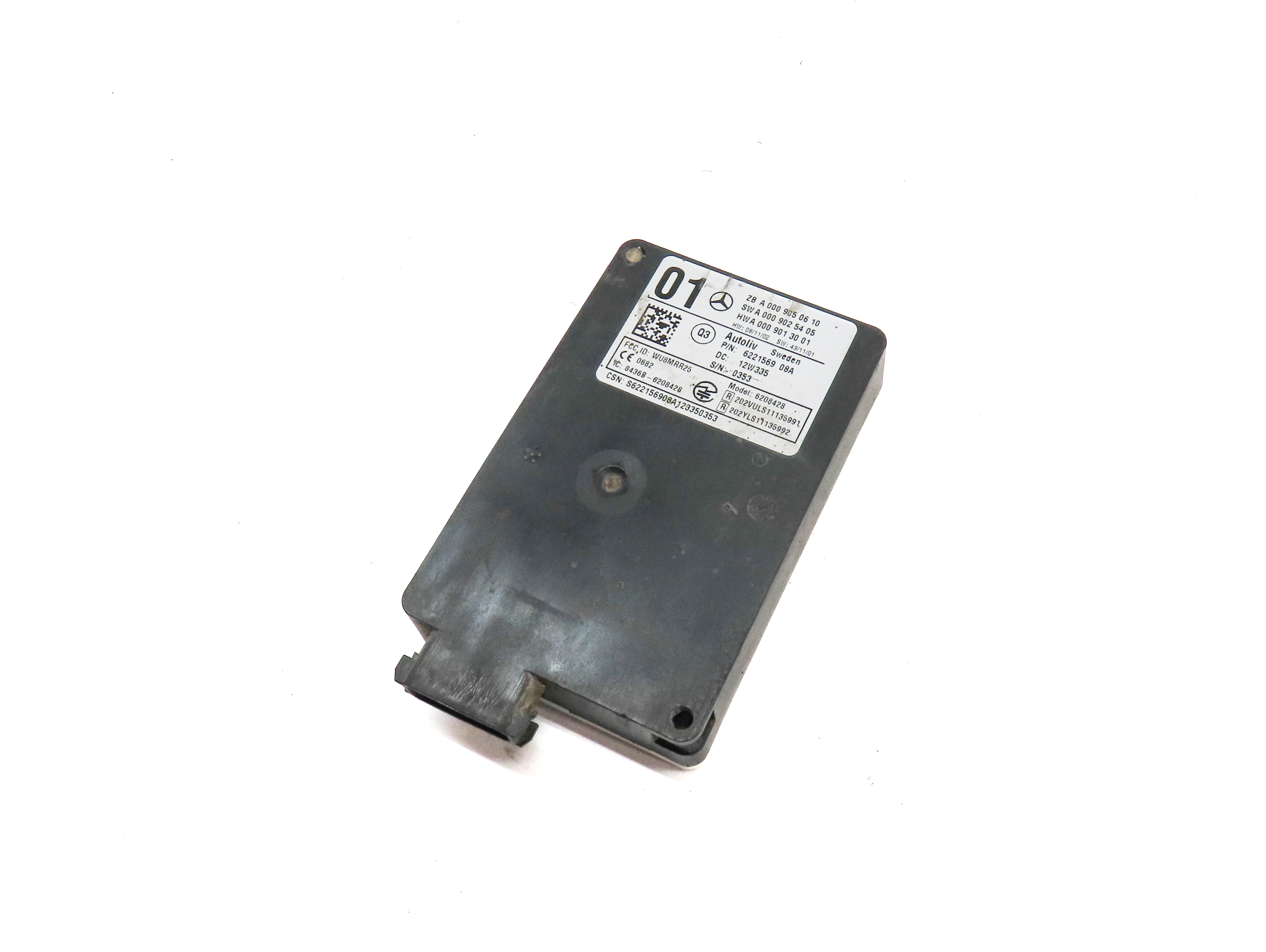 2013 MERCEDES ML550 (W166) REAR DRIVER ASSIST BLIND SPOT RADAR SENSOR MODULE — exact item pictured